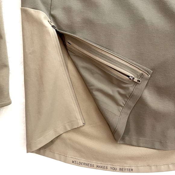 Lululemon Escape and Explore LS Size Medium Color Sage Stone and Silver - Picture 11 of 16